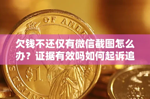 济南欠钱不还仅有微信截图怎么办？证据有效吗如何起诉追回欠款？