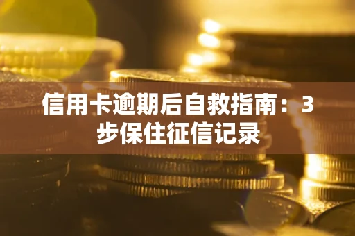 济南信用卡逾期后自救指南：3步保住征信记录