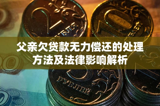 济南父亲欠贷款无力偿还的处理方法及法律影响解析